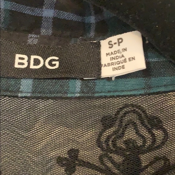 Green and Black Plaid Shirt from UO in Small - Picture 3 of 3